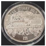 TWO OZ  .999 FINE SILVER COIN (841 L)