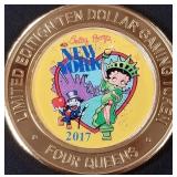 FOUR QUEENS $10 GAMING TOKEN (658 M)