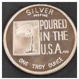 1oz 999 FINE SILVER COIN (881 H)
