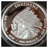 1oz .999 FINE SILVER COIN (885 F)