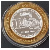 PLAZA - .999 FINE SILVER GAMING TOKEN (551 B26)