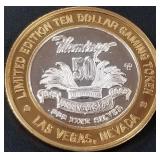 FLAMINGO - .999 FINE SILVER GAMING TOKEN (551 B11)