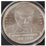 DONALD TRUMP 1oz .999 SILVER ROUND  (350 ER)