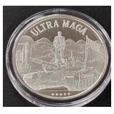 ULTRA MAGA 1oz .999 SILVER ROUND  (350 BL)