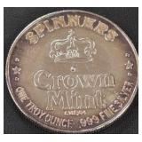 1oz 999 FINE SILVER COIN (875 B)