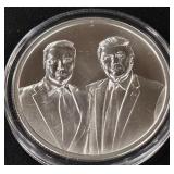 DONALD TRUMP 1oz .999 SILVER ROUND  (350 BB)