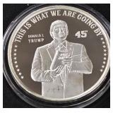DONALD TRUMP 1oz .999 SILVER ROUND  (350 EX)