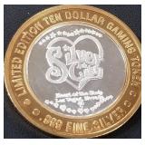 .999 FINE SILVER GAMING TOKEN (551 A45)