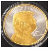 DONALD TRUMP 1oz .999 SILVER ROUND  (350 DW)