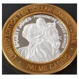 PALMS - .999 FINE SILVER GAMING TOKEN (551 A18)