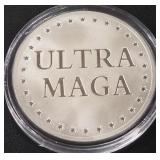 ULTRA MAGA 1oz .999 SILVER ROUND  (350 BS)