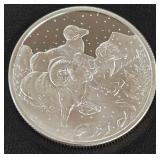 1oz .999 FINE SILVER COIN (814 L)