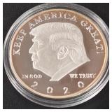 DONALD TRUMP 1oz .999 SILVER ROUND  (350 AP)