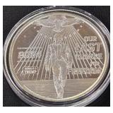 DONALD TRUMP 1oz .999 SILVER ROUND  (350 BX)
