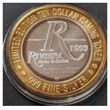 LIMITED EDITION $10 .999 SILVER TOKEN (551 B94)