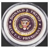 DONALD TRUMP 1oz .999 SILVER ROUND  (350 GQ)
