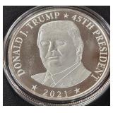 DONALD TRUMP 1oz .999 SILVER ROUND  (350 CT)