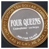 FOUR QUEENS .999 SILVER TOKEN (551 C39)