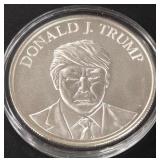 DONALD TRUMP 1oz .999 SILVER ROUND  (350 BN)