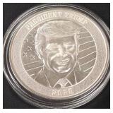 DONALD TRUMP 1oz .999 SILVER ROUND  (350 CH)