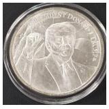 DONALD TRUMP 1oz .999 SILVER ROUND  (350 GD)