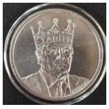 DONALD TRUMP 1oz .999 SILVER ROUND  (350 O)