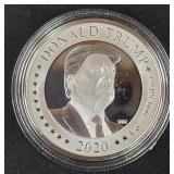 DONALD TRUMP 1oz .999 SILVER ROUND  (350 C)