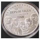DONALD TRUMP 1oz .999 SILVER ROUND  (350 DA)