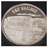 TWO OZ  .999 FINE SILVER COIN (841 F)