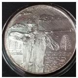 1oz .999 FINE SILVER COIN (879 C)