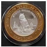 LIMITED EDITION $10 .999 SILVER TOKEN (551 A52)