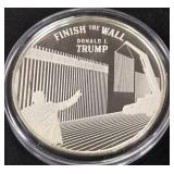 DONALD TRUMP 1oz .999 SILVER ROUND  (350 FF)