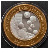 LIMITED EDITION $10 .999 SILVER TOKEN (551 A87)