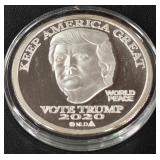 DONALD TRUMP 1oz .999 SILVER ROUND  (350 AF)