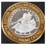 PALMS - .999 FINE SILVER GAMING TOKEN (551 A21)