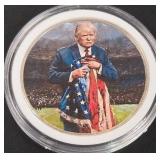 DONALD TRUMP 1oz .999 SILVER ROUND  (350 GO)