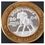 PALMS - .999 FINE SILVER GAMING TOKEN (551 A14)