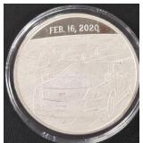 DONALD TRUMP 1oz .999 SILVER ROUND  (350 EI)