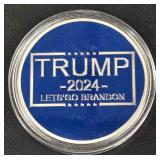 DONALD TRUMP 1oz .999 SILVER ROUND  (350 AM)