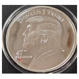 DONALD TRUMP 1oz .999 SILVER ROUND  (350 DD)