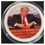 DONALD TRUMP 1oz .999 SILVER ROUND  (350 HA)