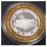 .999 FINE SILVER GAMING TOKEN (551 A76)