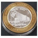 .999 FINE SILVER GAMING TOKEN (551 A72)