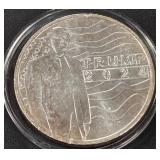 DONALD TRUMP 1oz .999 SILVER ROUND  (350 FV)