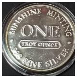 1oz .999 FINE SILVER COIN (815 J)
