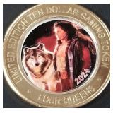 FOUR QUEENS $10 GAMING TOKEN (658 J)