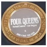 FOUR QUEENS .999 SILVER TOKEN (551 C35)