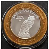 LIMITED EDITION $10 .999 SILVER TOKEN (551 A55)