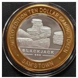 LIMITED EDITION $10 .999 SILVER TOKEN (551 A91)