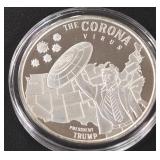 DONALD TRUMP 1oz .999 SILVER ROUND  (350 FL)